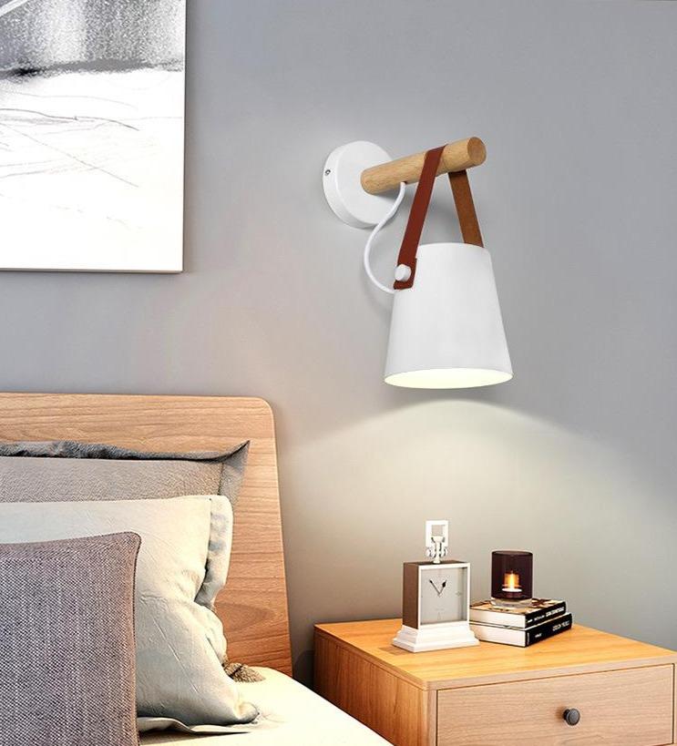Lisslune | Wood Nordic Hanging Wall Lamp