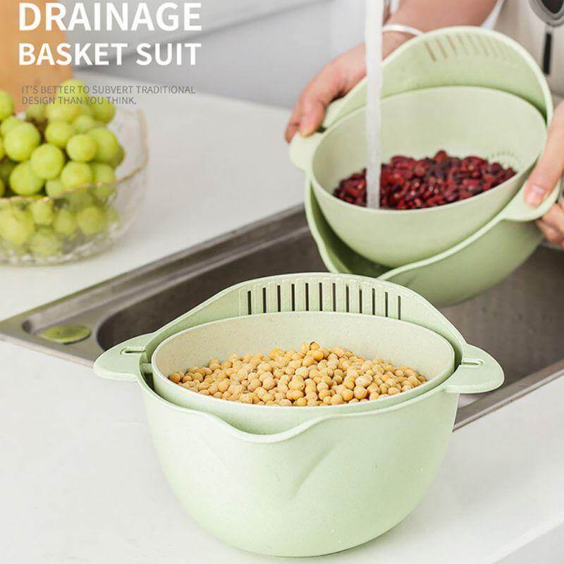 Lisslune | Multifunctional Double-Layer Drain Basket