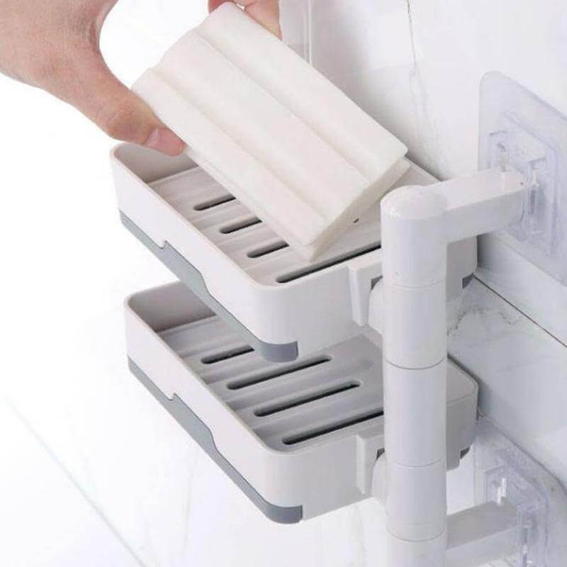 Lisslune | Wall-Mounted Multi Layer Rotatable Soap Holder