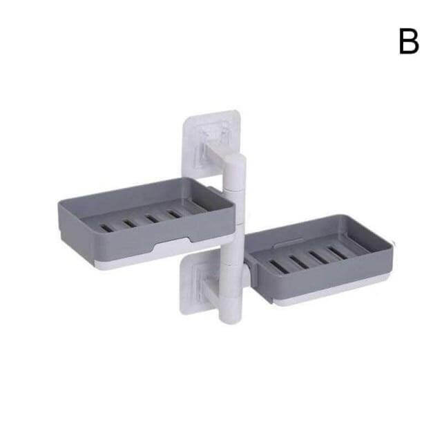 Lisslune | Wall-Mounted Multi Layer Rotatable Soap Holder