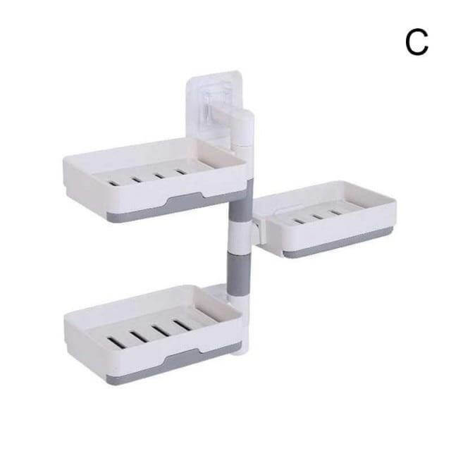 Lisslune | Wall-Mounted Multi Layer Rotatable Soap Holder