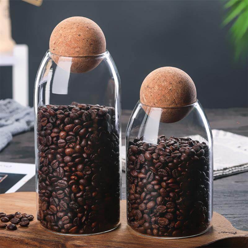 Lisslune | Creative Glass Cork Storage Jar