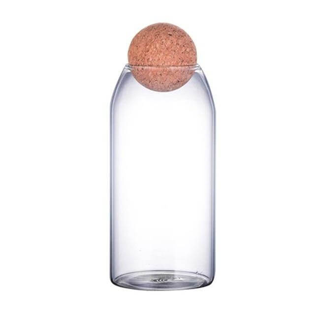 Lisslune | Creative Glass Cork Storage Jar