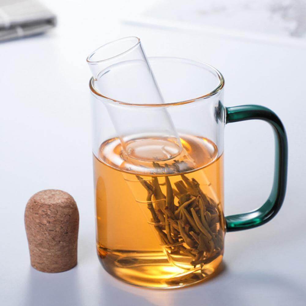 Lisslune | Creative Pipe Glass Tea Infuser