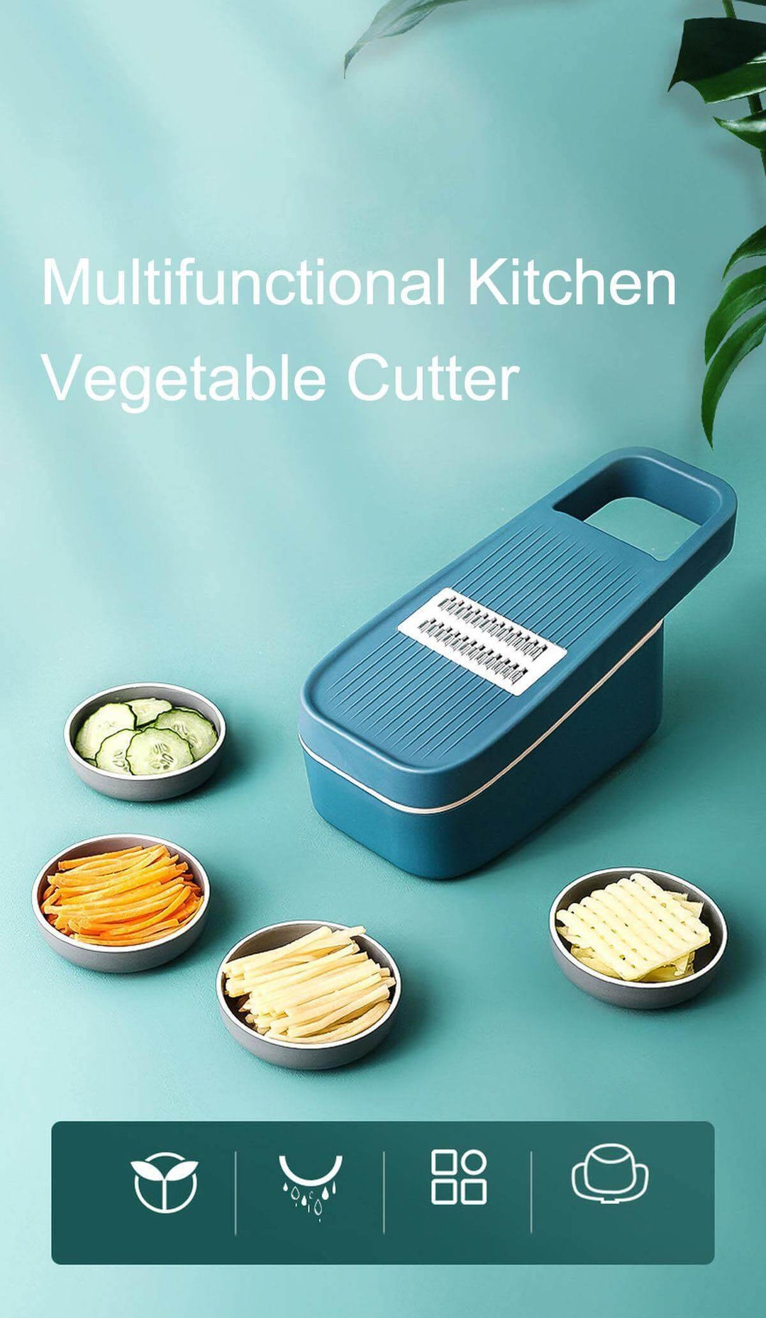 Lisslune | Multifunctional Pastel Vegetable Cutter