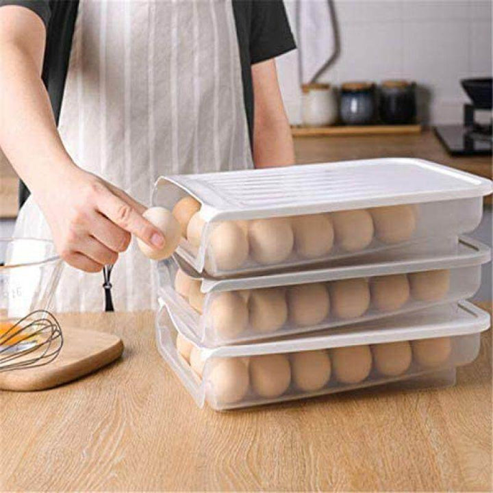 Lisslune | Creative Auto Roll Egg Storage Box