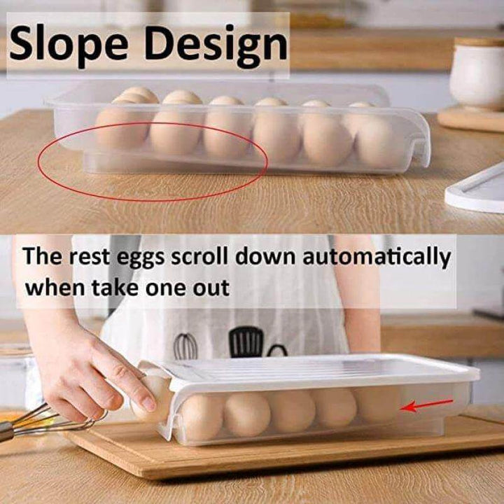 Lisslune | Creative Auto Roll Egg Storage Box