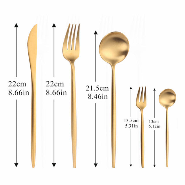 Lisslune | Modern Minimalist Cutlery Set