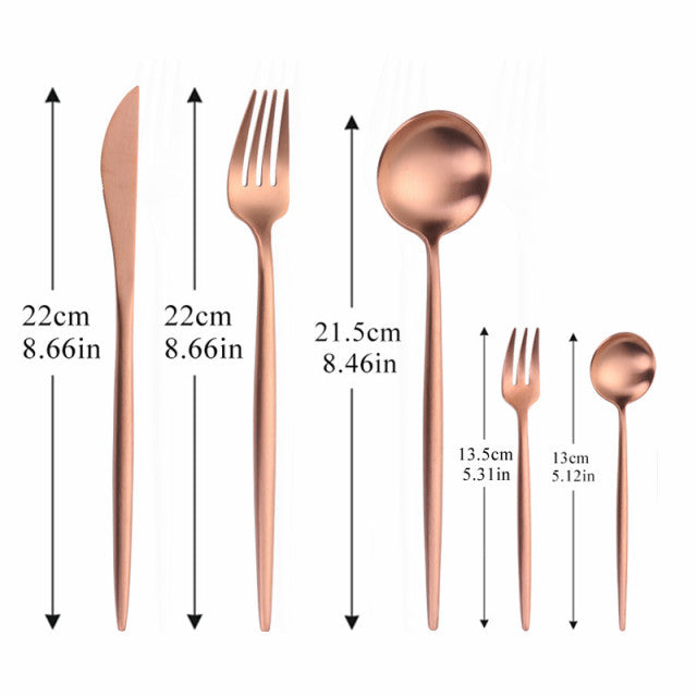 Lisslune | Modern Minimalist Cutlery Set
