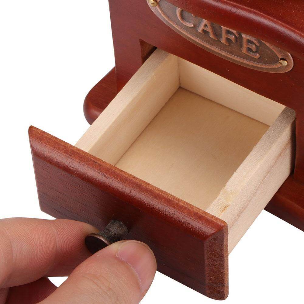 Lisslune | Wooden Antique Manual Coffee Grinder