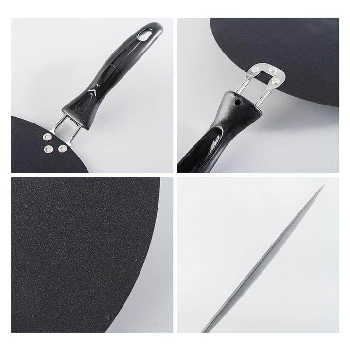 Lisslune | Black Iron Round Non-stick Pancake Pan