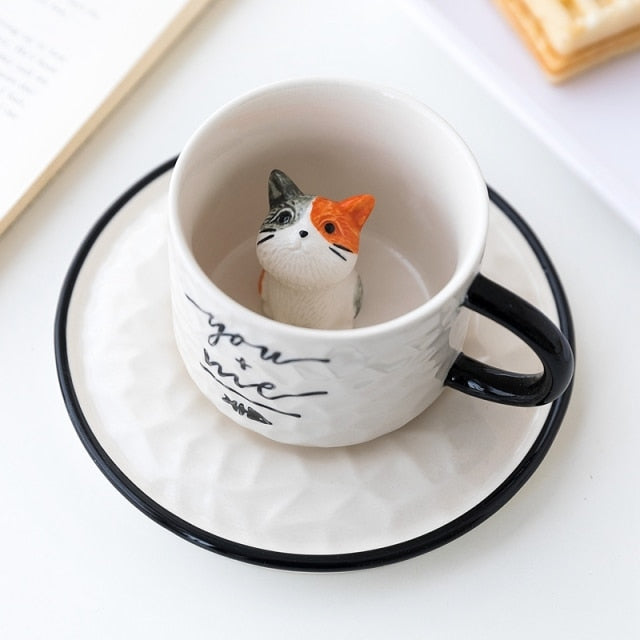 Lisslune | Hidden Cat Ceramic Mug