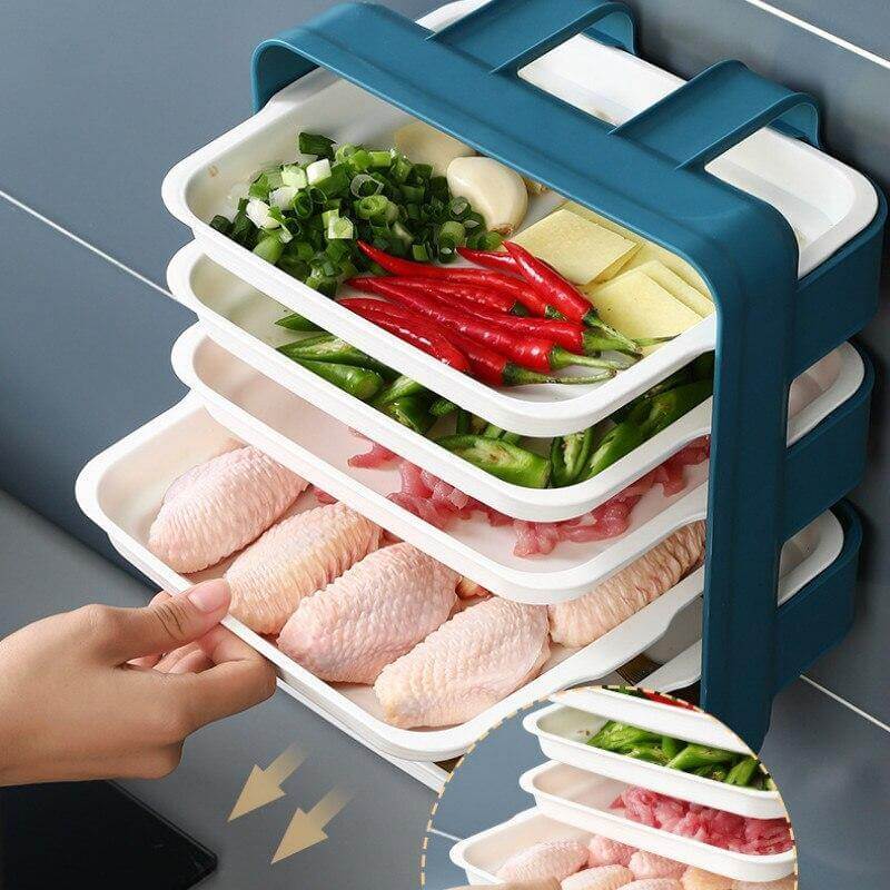 Lisslune | Wall-Mounted Space Saving Kitchen Organizer
