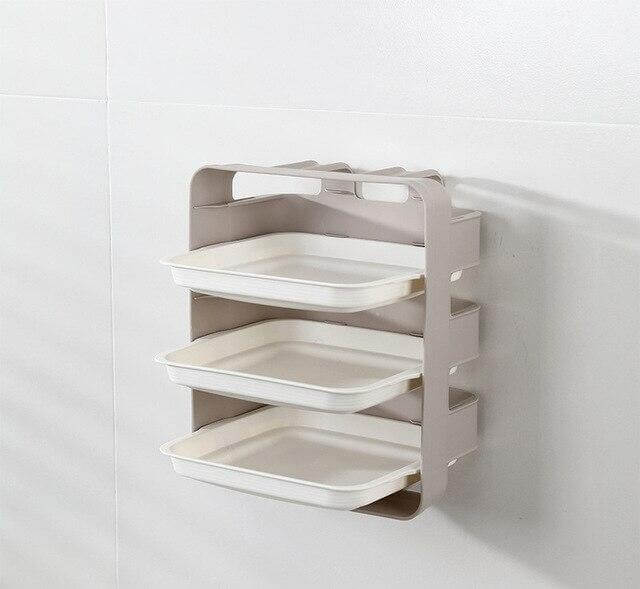 Lisslune | Wall-Mounted Space Saving Kitchen Organizer