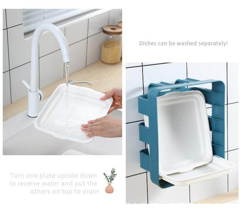 Lisslune | Wall-Mounted Space Saving Kitchen Organizer