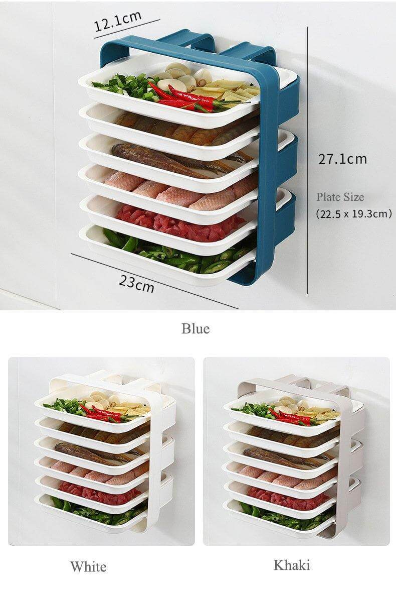 Lisslune | Wall-Mounted Space Saving Kitchen Organizer