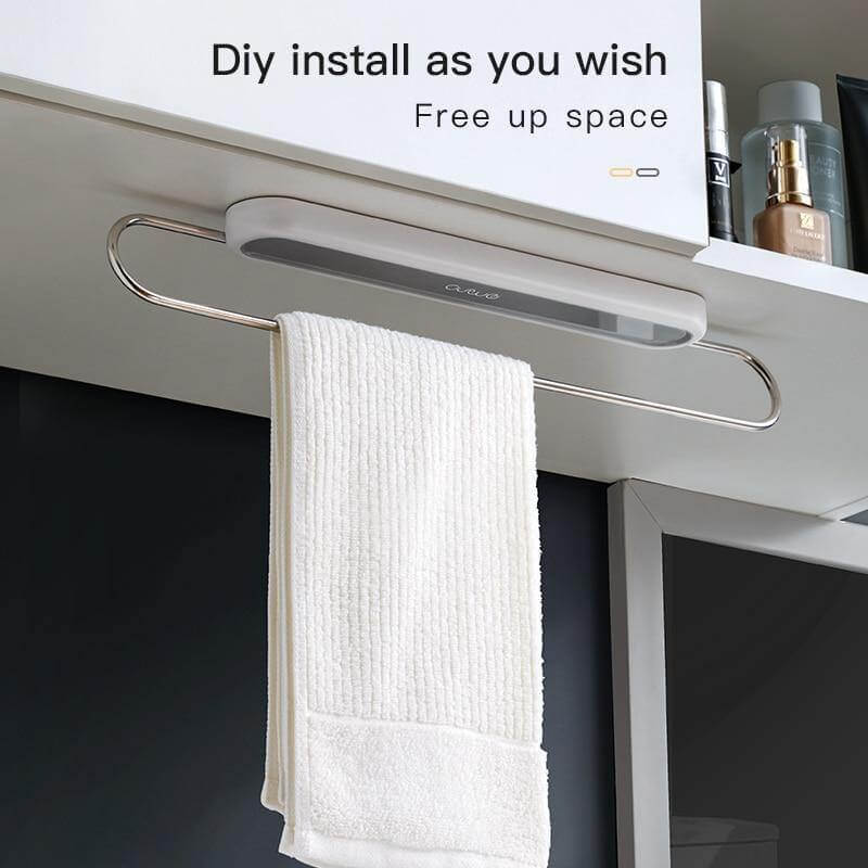 Lisslune | Stainless Steel Wall-Mounted Foldable Towel Hanger