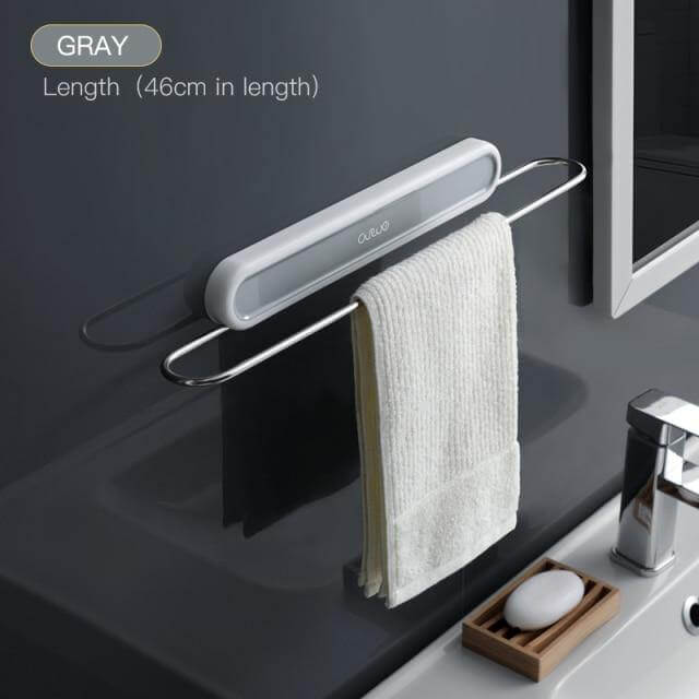 Lisslune | Stainless Steel Wall-Mounted Foldable Towel Hanger