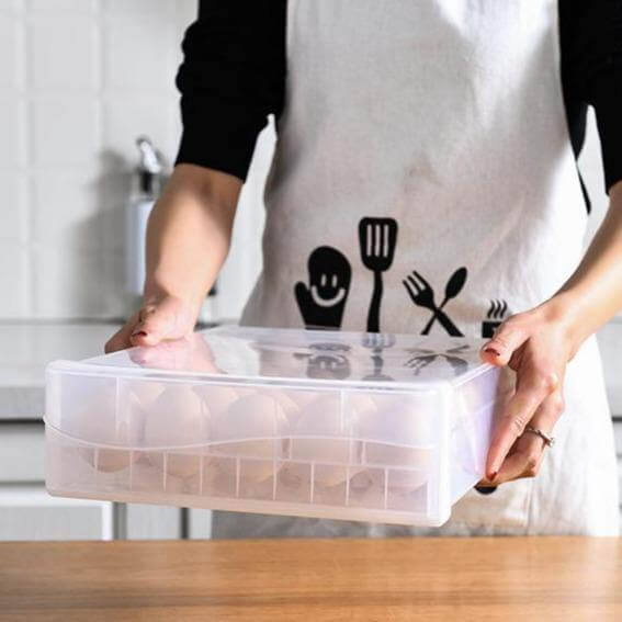 Lisslune | Transparent Egg Storage Drawer Container