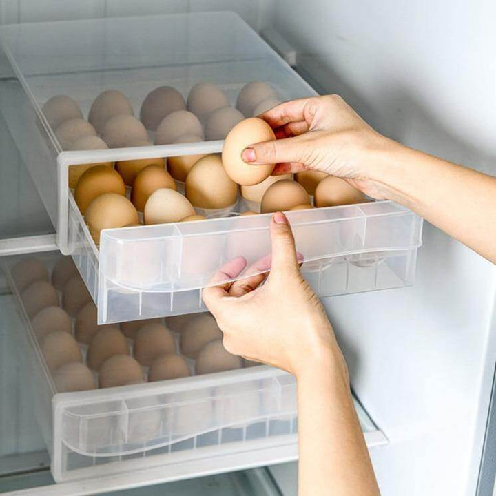 Lisslune | Transparent Egg Storage Drawer Container