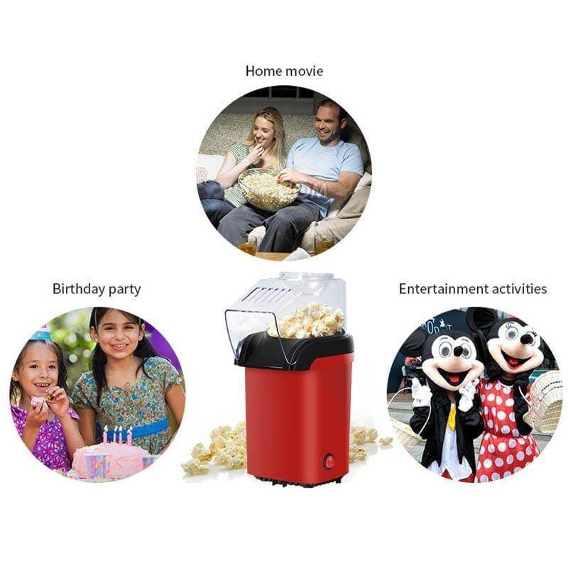 Lisslune | Mini Household Healthy Hot Air Popcorn Maker