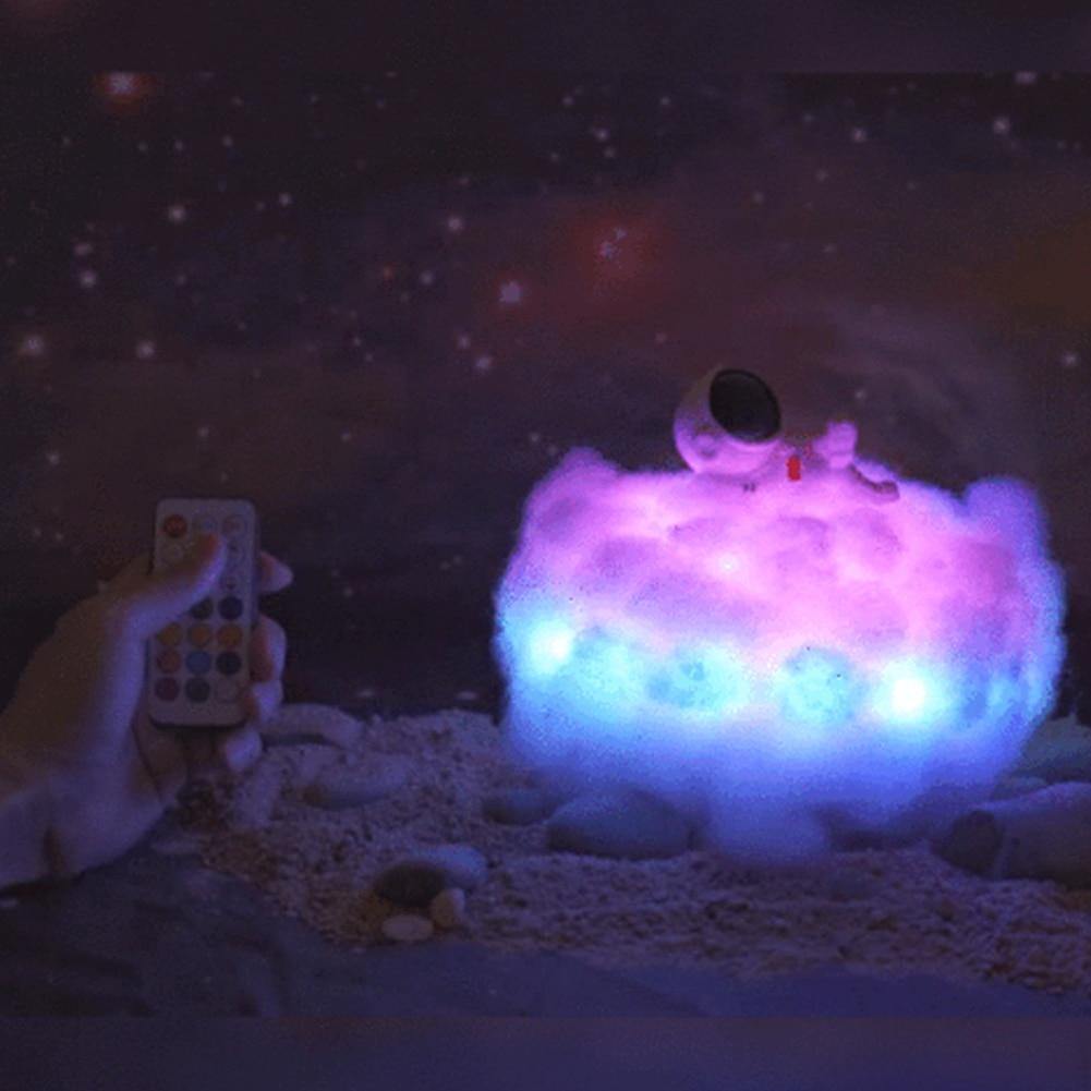 Lisslune | Astronaut Colorful Clouds Night Light