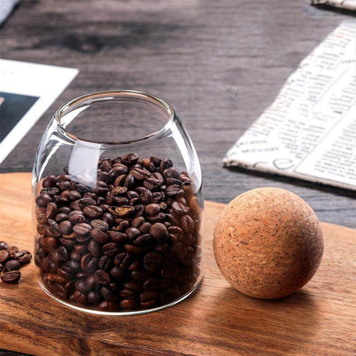 Lisslune | Creative Glass Cork Storage Jar