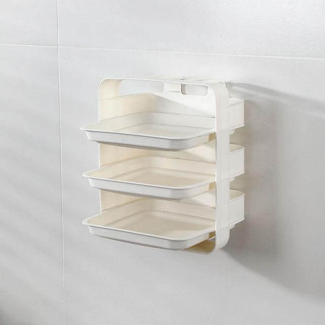 Lisslune | Wall-Mounted Multi Layer Kitchen Food Cooking Organizer