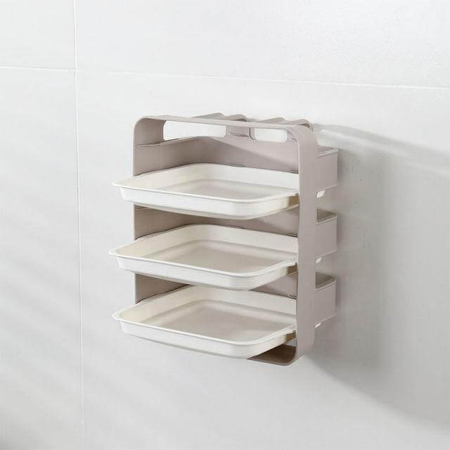 Lisslune | Wall-Mounted Multi Layer Kitchen Food Cooking Organizer