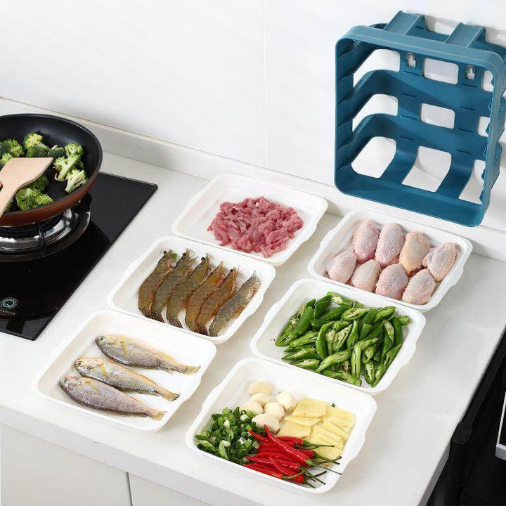 Lisslune | Wall-Mounted Multi Layer Kitchen Food Cooking Organizer