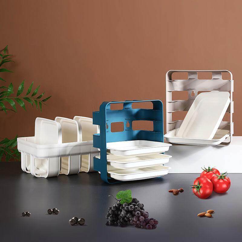 Lisslune | Wall-Mounted Multi Layer Kitchen Food Cooking Organizer