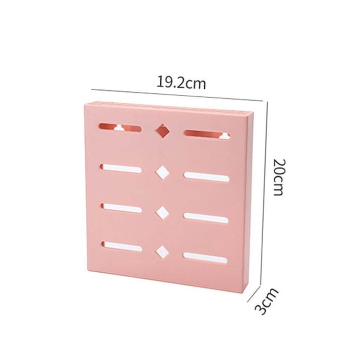 Lisslune | 2PCS Square Pastel Mavi Wall-Mounted Knife Organizer