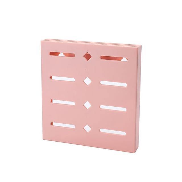 Lisslune | 2PCS Square Pastel Mavi Wall-Mounted Knife Organizer