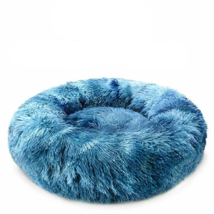 Lisslune | Beef Rainbow Extra Plush Calming Donut Dog Beds