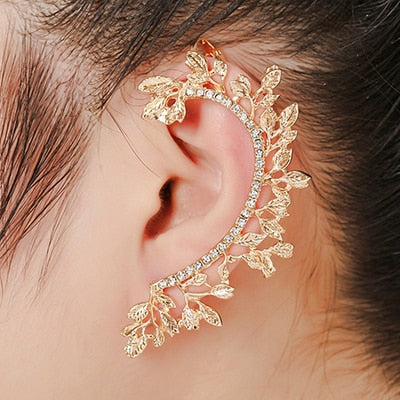 Lisslune | Fashion New Arrival Leaf Clip Earrings