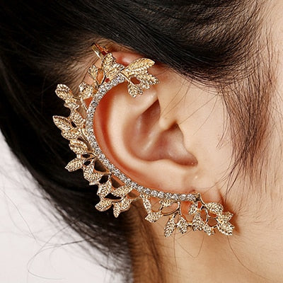 Lisslune | Fashion New Arrival Leaf Clip Earrings