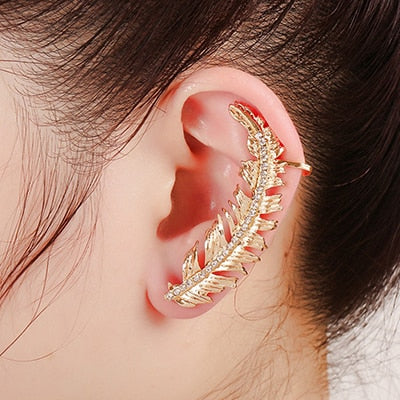 Lisslune | Fashion New Arrival Leaf Clip Earrings