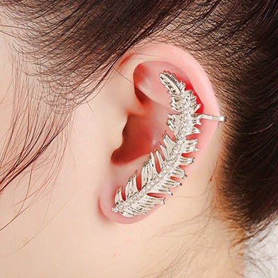 Lisslune | Fashion New Arrival Leaf Clip Earrings