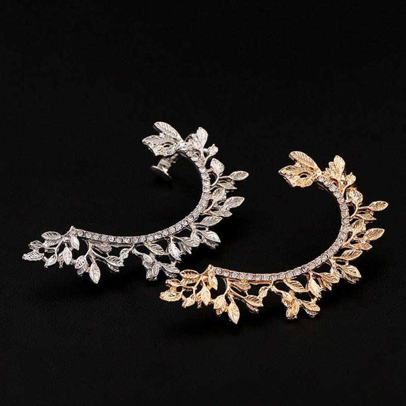 Lisslune | Fashion New Arrival Leaf Clip Earrings