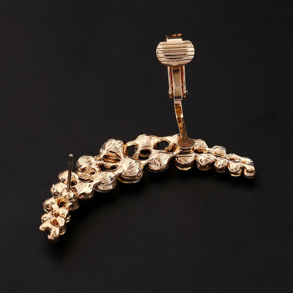 Lisslune | Fashion New Arrival Leaf Clip Earrings