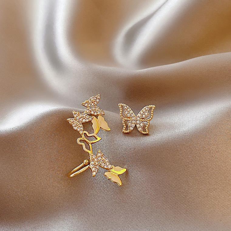 Lisslune | Fashion New Arrival Leaf Clip Earrings