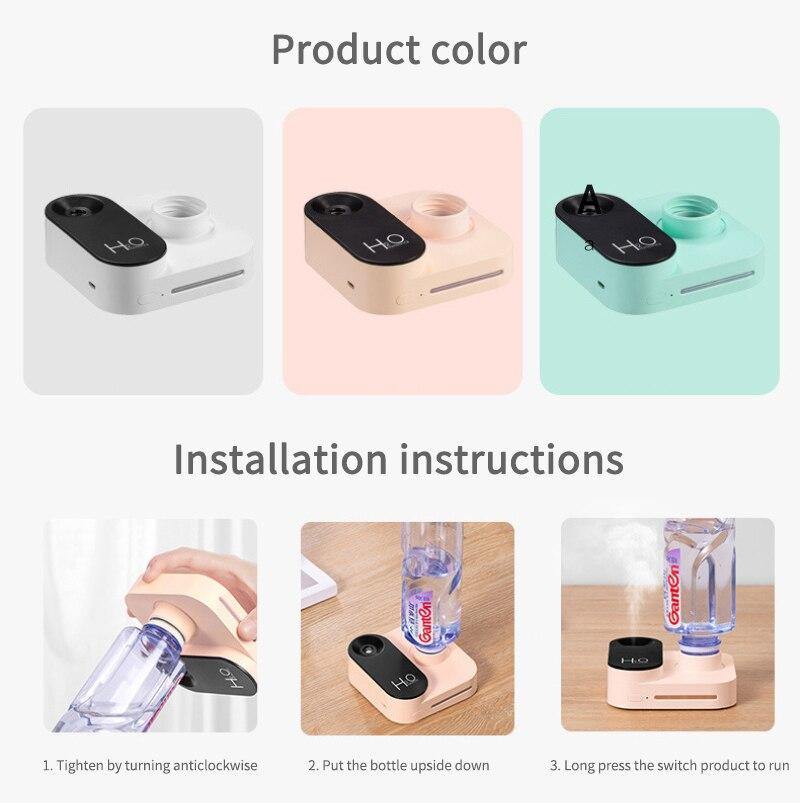Lisslune | Ultrasonic Mini Oil Air Humidifier Essential Diffuser