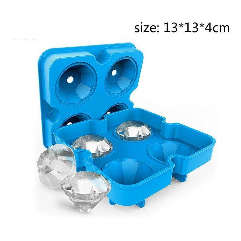 Lisslune | Diamond Shape 3D Ice Cube Mold Tray