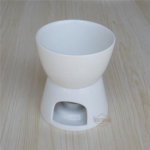 Lisslune | Handmade Ceramic Chocolate Fondue Pot Serving Set
