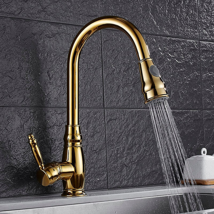 Lisslune | Ashby - Retractable kitchen faucet