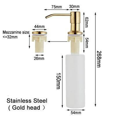 Lisslune | Sink-mounted Soap Dispenser