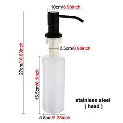 Lisslune | Sink-mounted Soap Dispenser