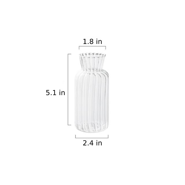 Lisslune | Petal-Textured-Glass Accents & Vases