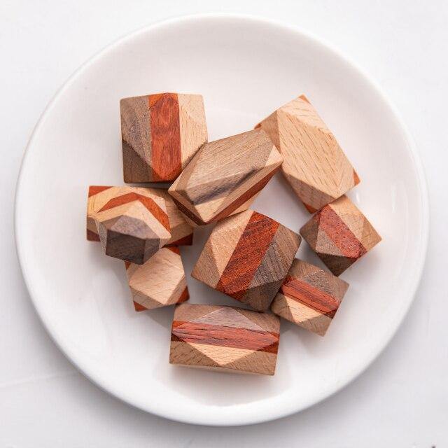 Lisslune | Colorful Wooden Stone Kids Intelligent Stacking Game