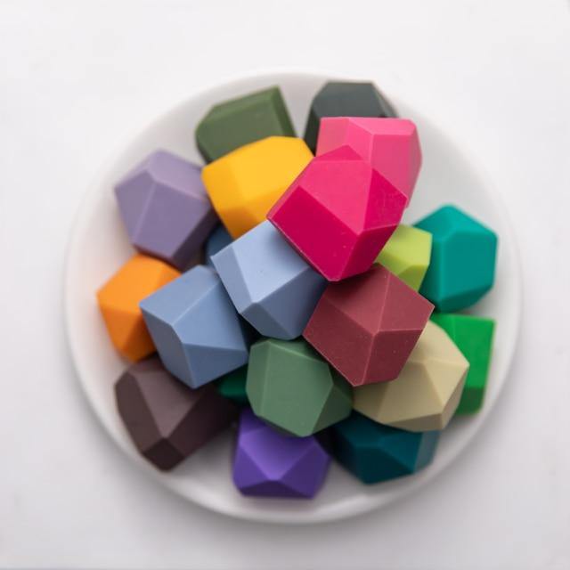 Lisslune | Colorful Wooden Stone Kids Intelligent Stacking Game